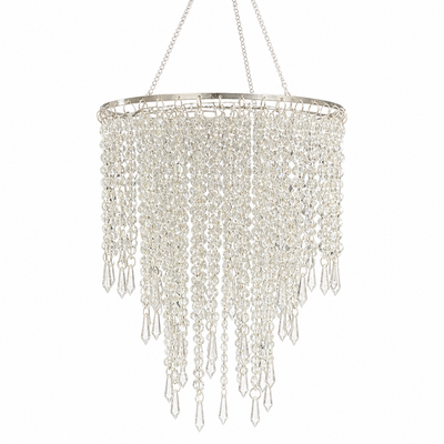 Three-Tier Beaded Chandelier