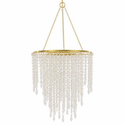 Three-Tier Beaded Chandelier