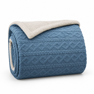 Throw Blanket Hypoallergenic Breathable Machine Washable & Quick-Drying