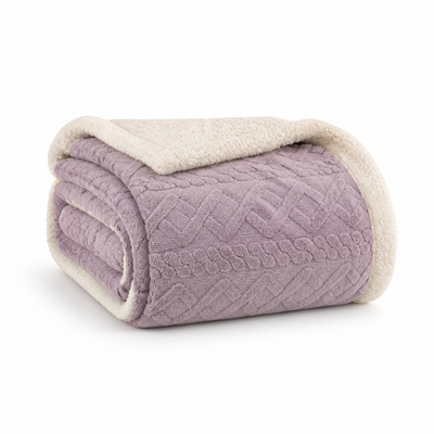 Throw Blanket Hypoallergenic Breathable Machine Washable & Quick-Drying