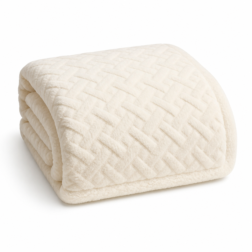 Throw Blanket Hypoallergenic Breathable Machine Washable & Quick-Drying