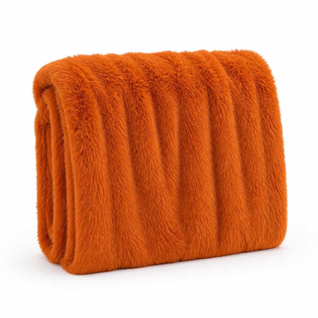 Throw Blanket Plush Faux Fur Machine Washable