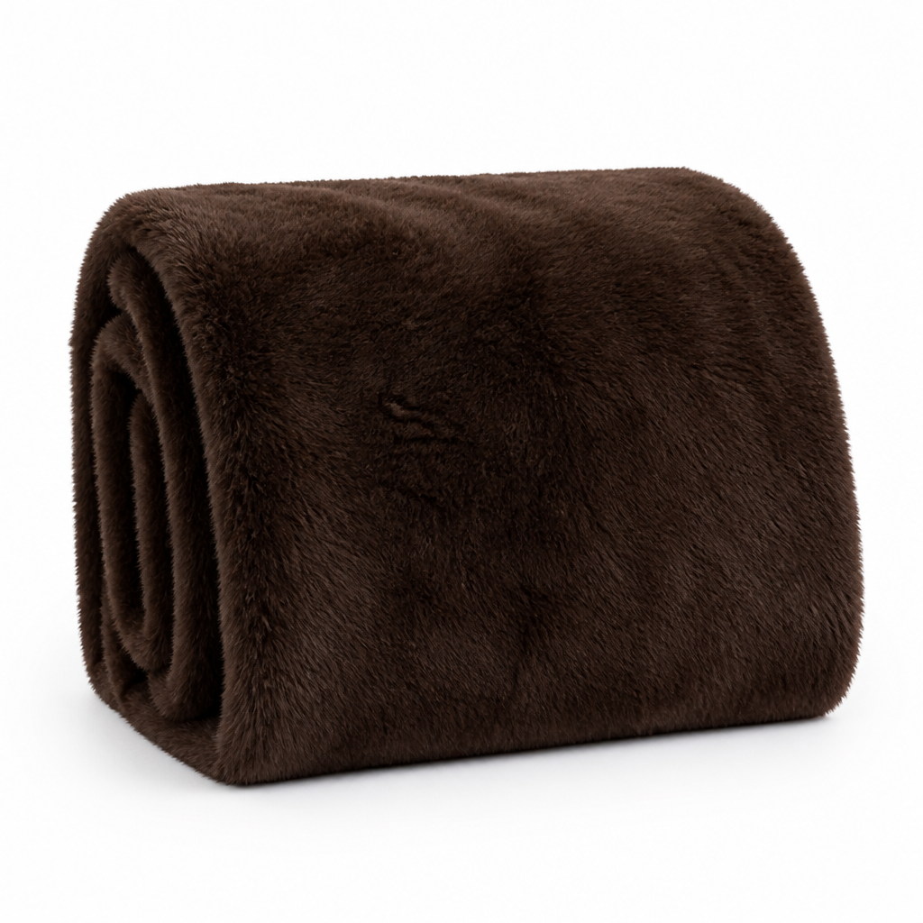 Throw Blanket Plush Faux Fur Machine Washable
