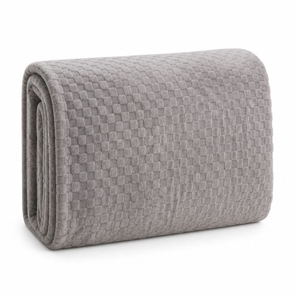 Throw Blanket Plush Milk Velvet Textured Jacquard