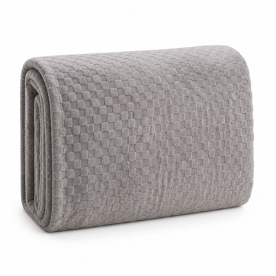 Throw Blanket Plush Milk Velvet Textured Jacquard