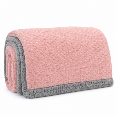 Throw Blanket Plush Milk Velvet Textured Jacquard