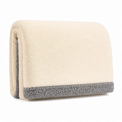 Throw Blanket Plush Milk Velvet Textured Jacquard