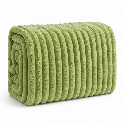 Throw Blanket Ultra-Soft Polyester Fleece Machine Washable