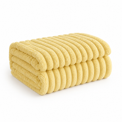Throw Blanket Ultra-Soft Polyester Fleece Machine Washable