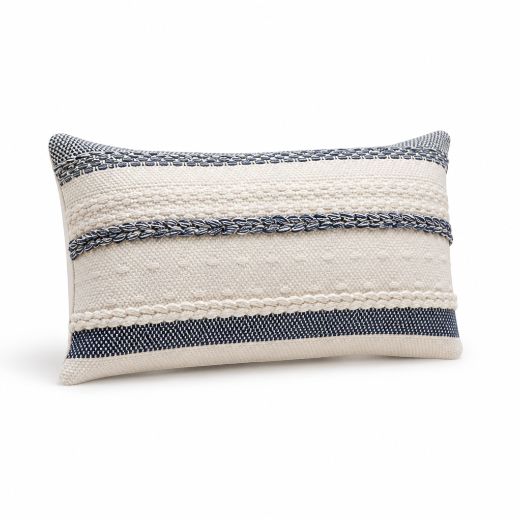 Throw Pillow Striped & Textured 45 cm