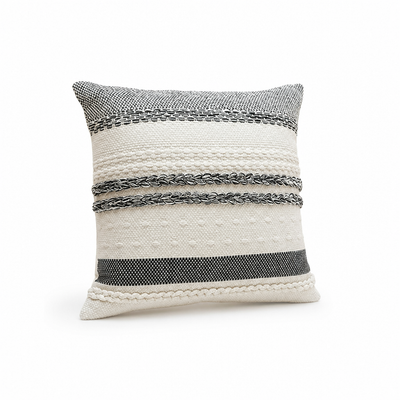 Throw Pillow Striped & Textured 45 cm