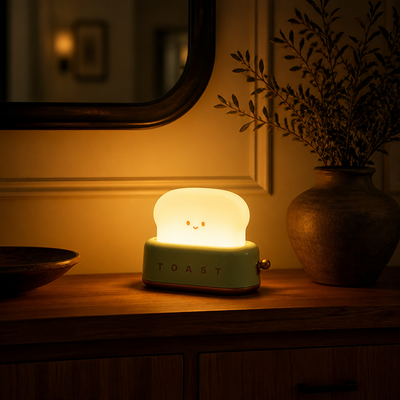 Toaster-Shaped LED Table Lamp