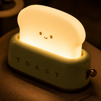 Toaster-Shaped LED Table Lamp