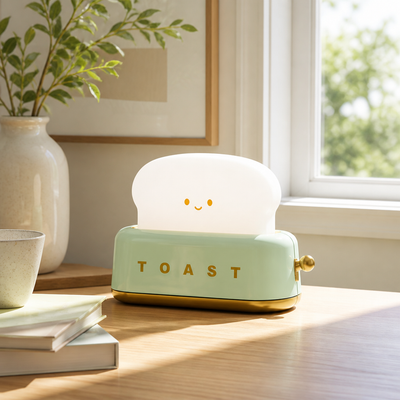 Toaster-Shaped LED Table Lamp