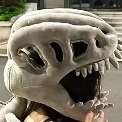 Toddler Dinosaur Costume Plush Skull & Spine