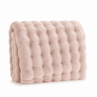 Travel Blanket Soft Tuscan Faux Fur Machine Washable