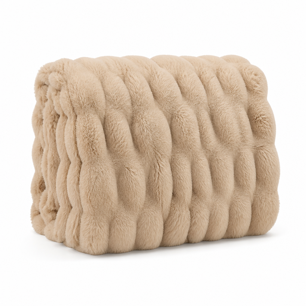 Travel Blanket Soft Tuscan Faux Fur Machine Washable