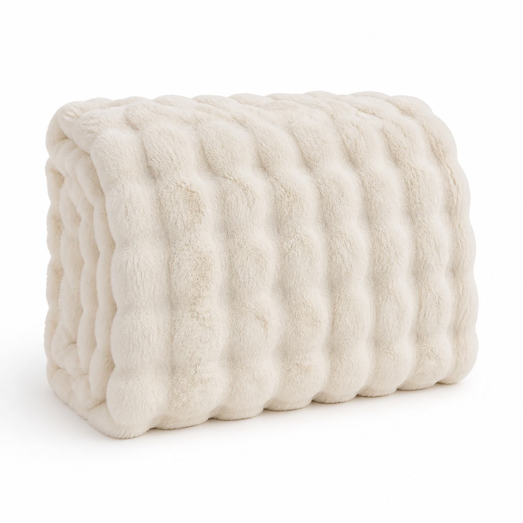 Travel Blanket Soft Tuscan Faux Fur Machine Washable