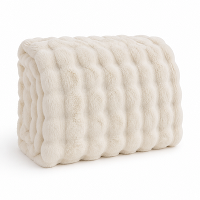 Travel Blanket Soft Tuscan Faux Fur Machine Washable