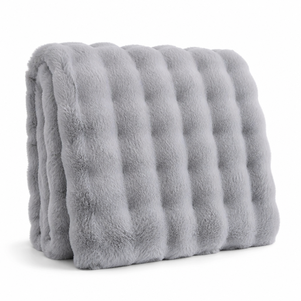 Travel Blanket Soft Tuscan Faux Fur Machine Washable