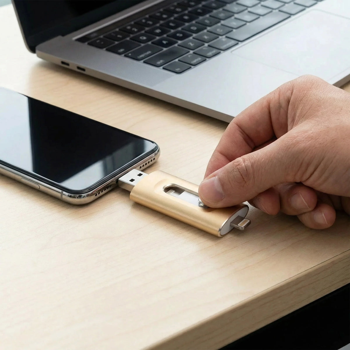 USB Flash Drive 3.0 Type-C & OTG Foldable Metal