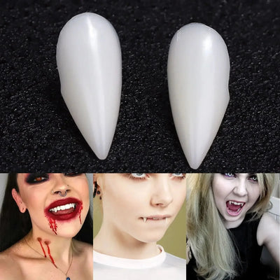 Vampire Teeth Caps Thermo-Activated Custom Fit Natural Shade