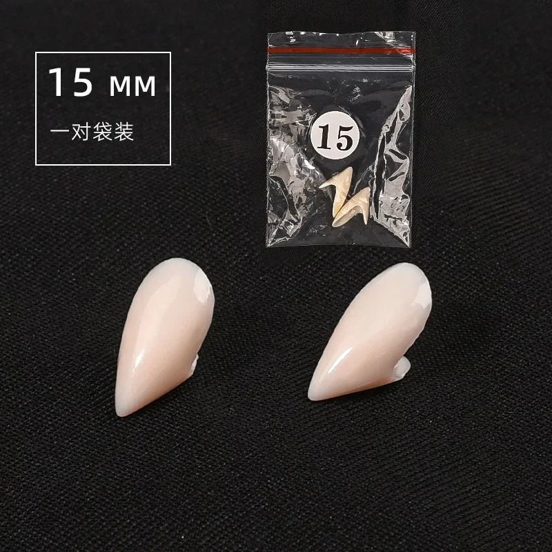 Vampire Teeth Caps Thermo-Activated Custom Fit Natural Shade