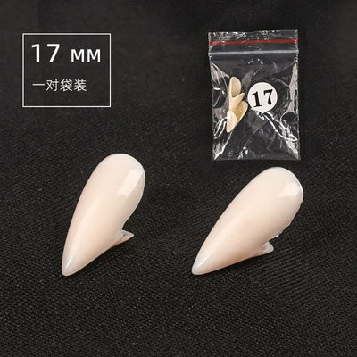 Vampire Teeth Caps Thermo-Activated Custom Fit Natural Shade