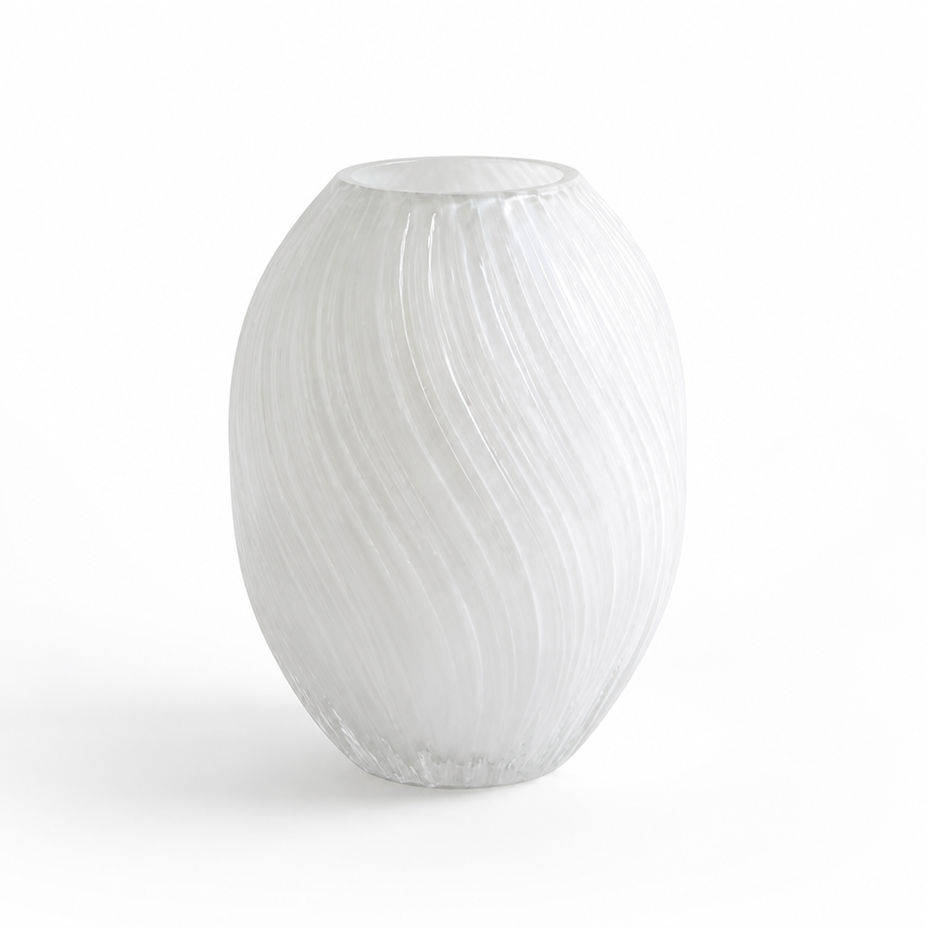 Vase Sculptural Handblown Soda-Lime Glass