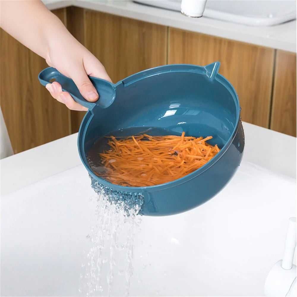 Vegetable Cutter Set 12-in-1 Stainless Steel Blades & Storage