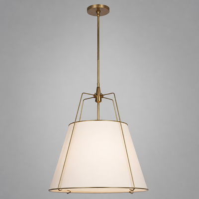 Vintage Fabric Pendant Light