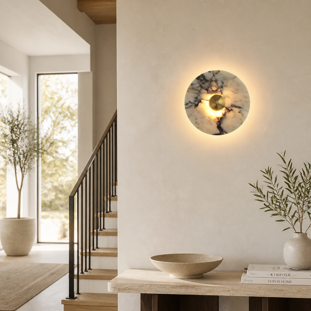 Vintage Marble LED Wall Sconce