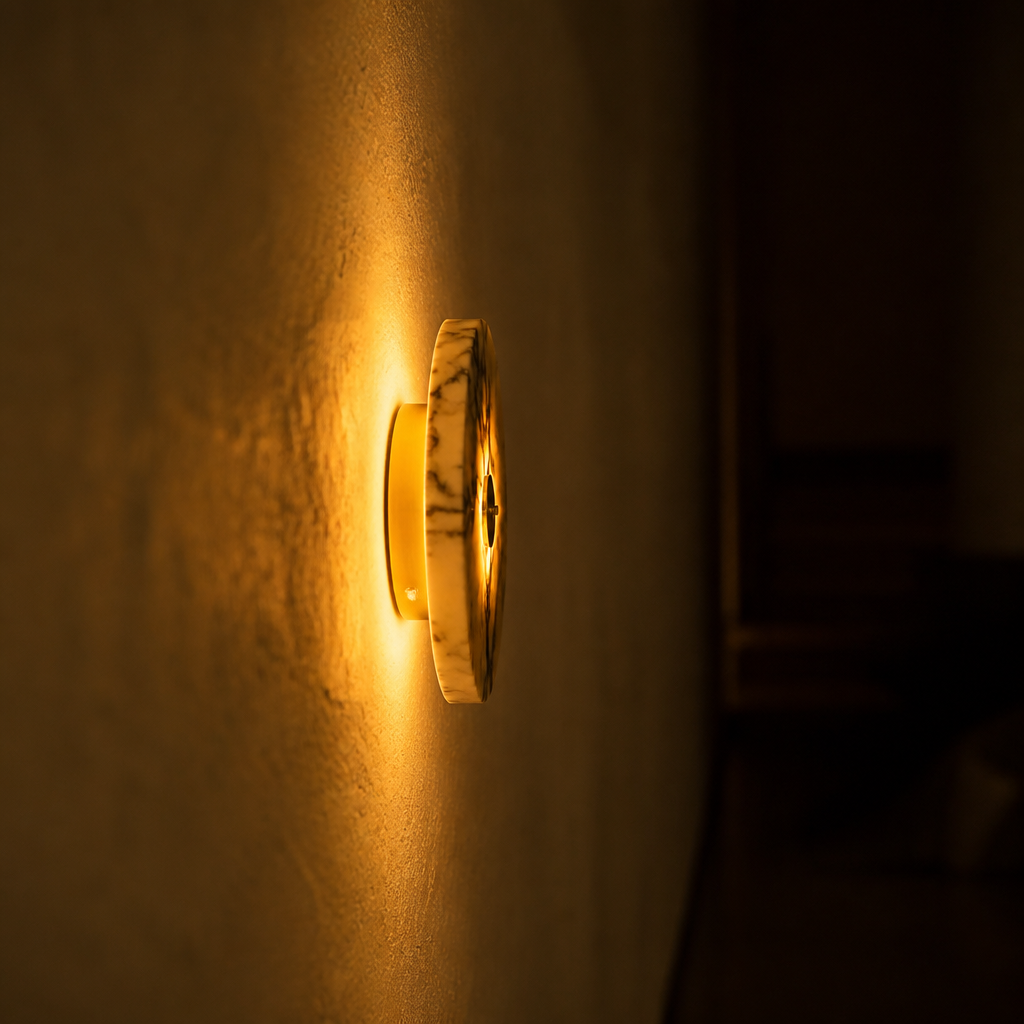 Vintage Marble LED Wall Sconce