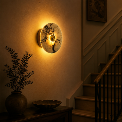 Vintage Marble LED Wall Sconce