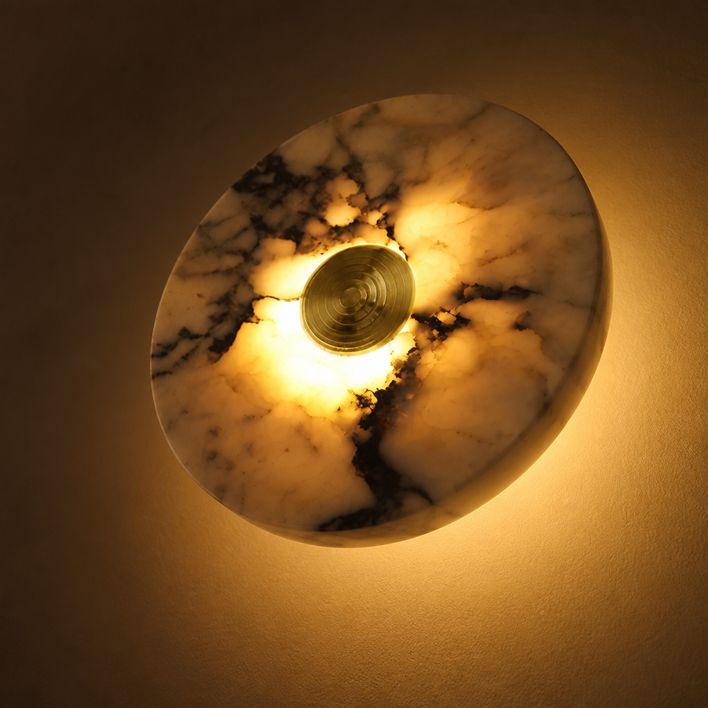 Vintage Marble LED Wall Sconce