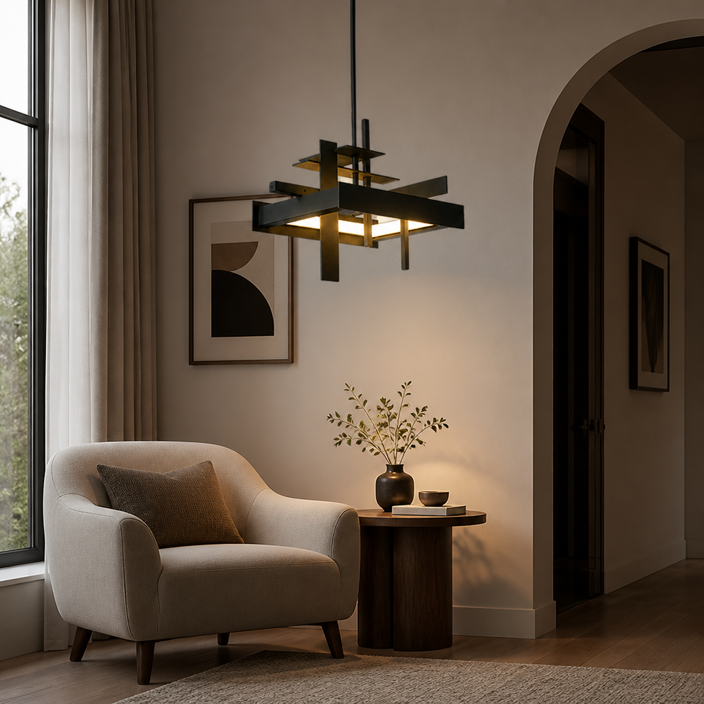 Vintage Stainless Steel LED Pendant Light