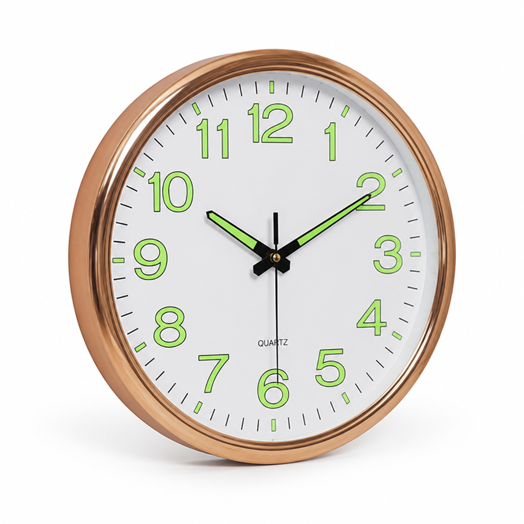 Wall Clock Silent Sweep & Luminous Dial 30 Cm