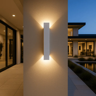 Wall Light Cylindrical LED Metal & Acrylic