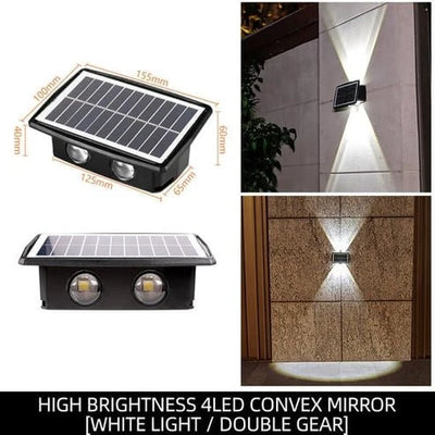 Wall Light Solar Up & Down Weatherproof
