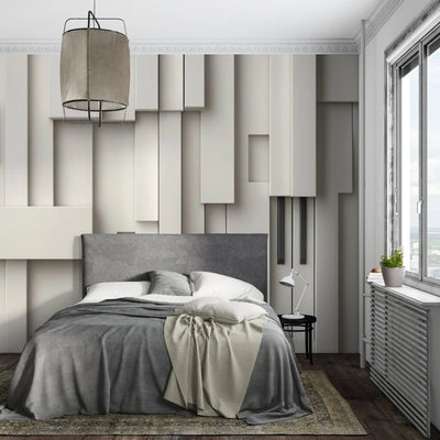 Wallpaper 3D Geometric Depth Effect Peel & Stick