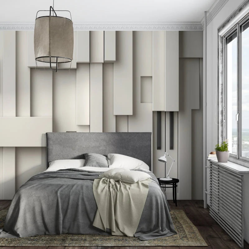 Wallpaper 3D Geometric Depth Effect Peel & Stick