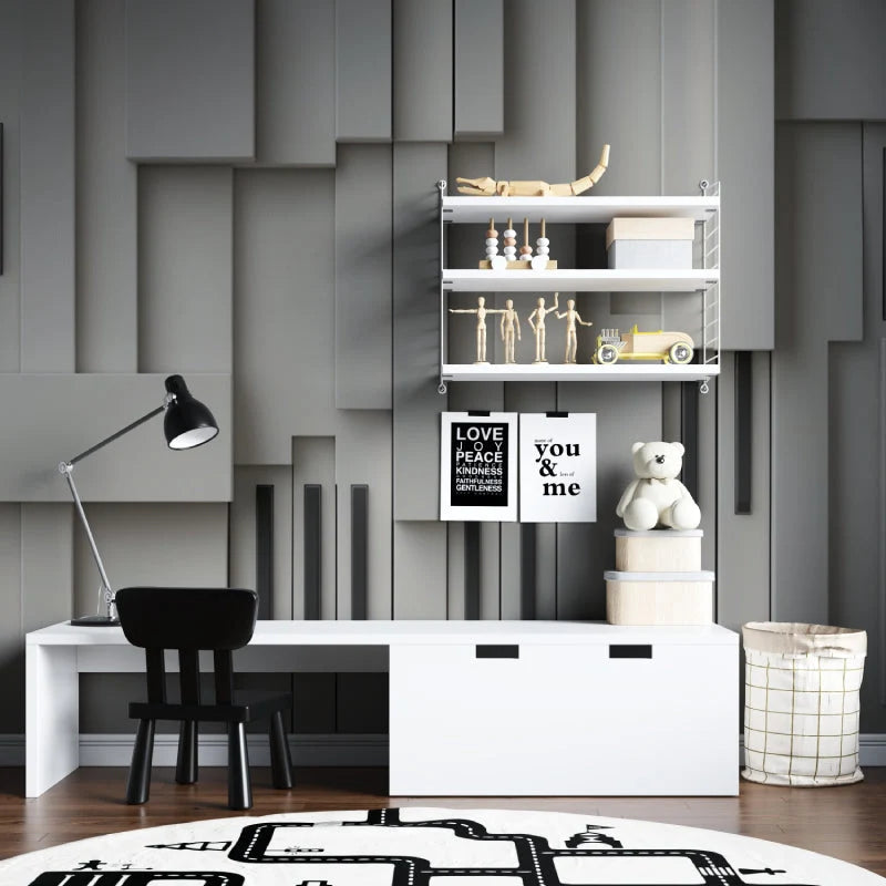 Wallpaper 3D Geometric Depth Effect Peel & Stick