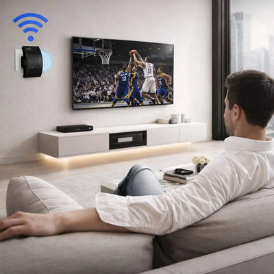 Wi-Fi Range Extender Plug-and-Play Up to 300 Mbps