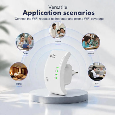WiFi Range Extender Extended Coverage Plug-And-Play