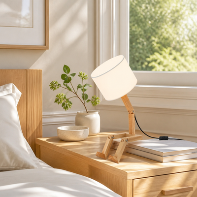 Wood Foldable Desk Lamp