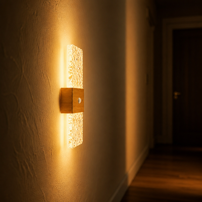 Wood Grain LED Magnetic Night Light