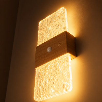 Wood Grain LED Magnetic Night Light