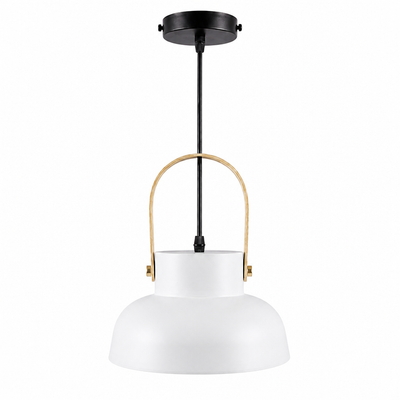 Wood-Grain Macaron Pendant Light