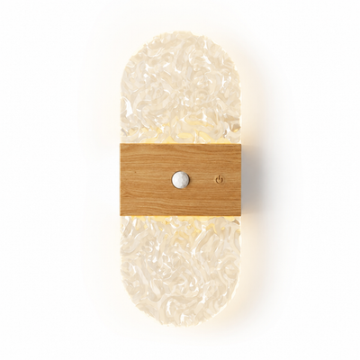 Wood LED Motion Sensor Wall Sconce