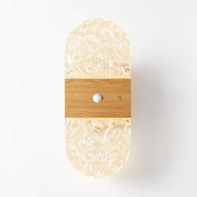Wood LED Motion Sensor Wall Sconce